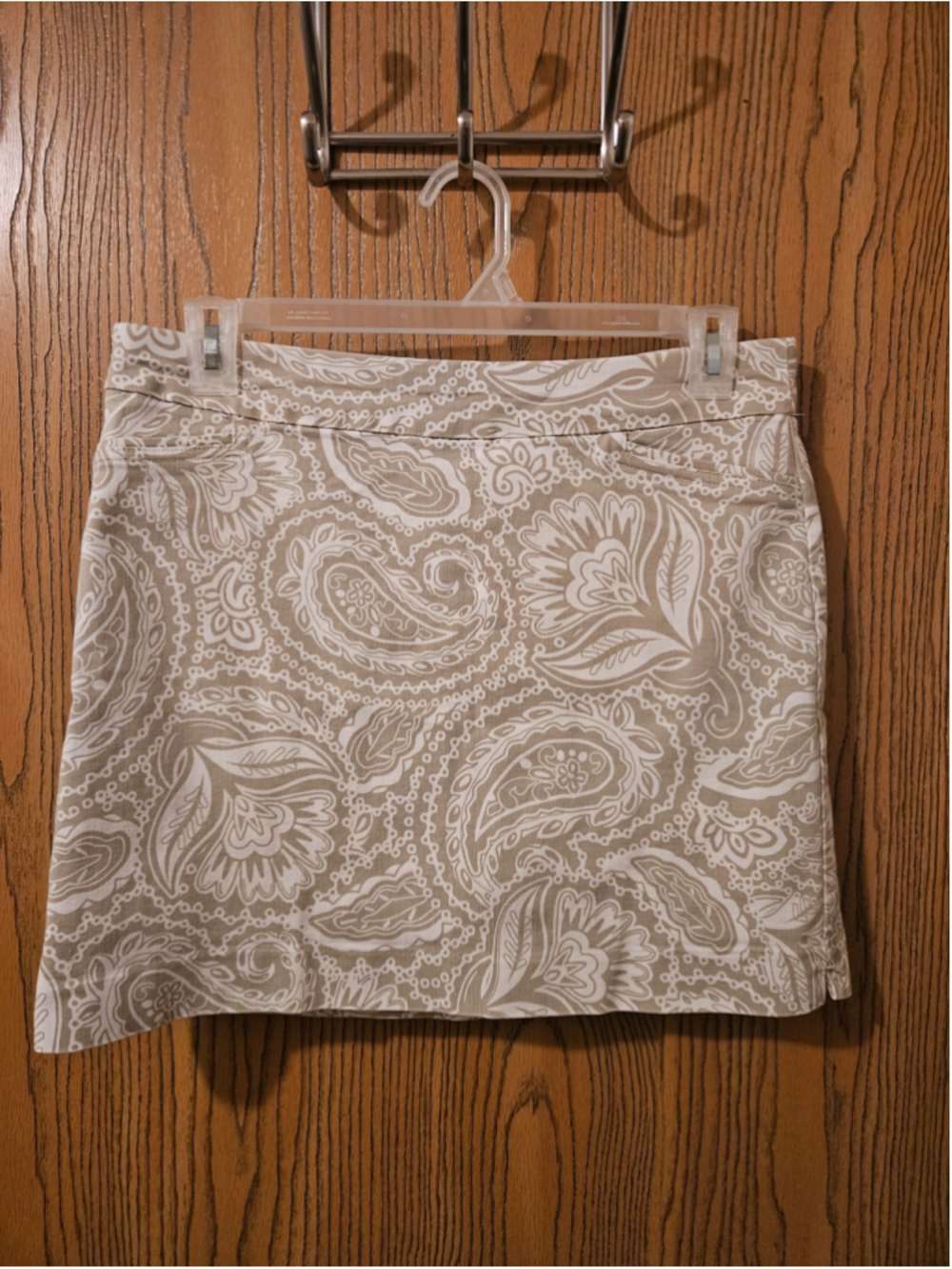 Women's Croft & Barrow Paisley Skort Size 12